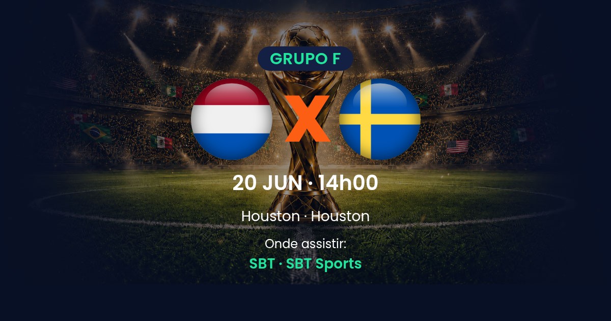 Holanda x Suécia: onde assistir ao vivo, horário e prováveis escalações pela Copa do Mundo 2026
