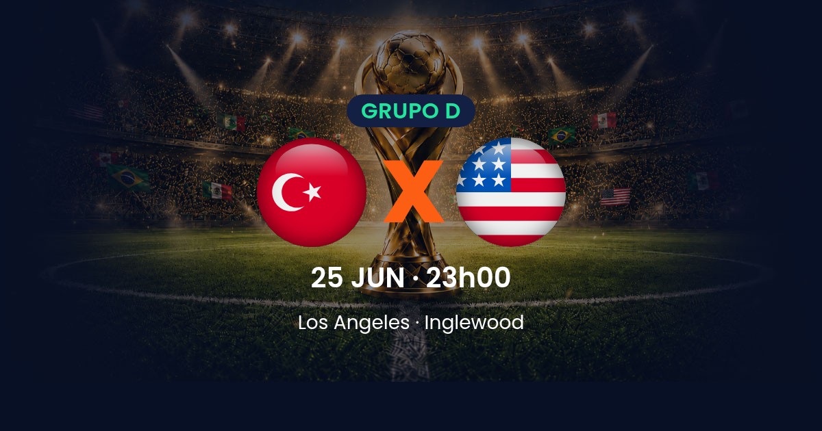 Turquia x Estados Unidos: prévia da 3ª rodada do Grupo D da Copa do Mundo 2026
