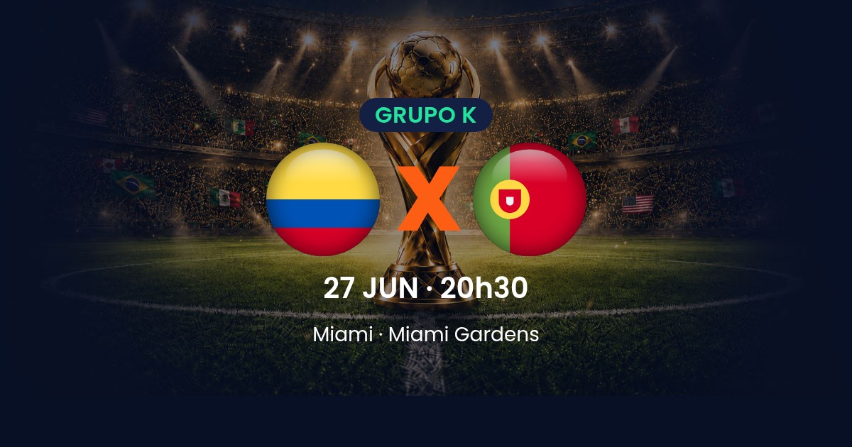 Colômbia x Portugal: prévia, onde assistir e palpites pela Copa do Mundo 2026