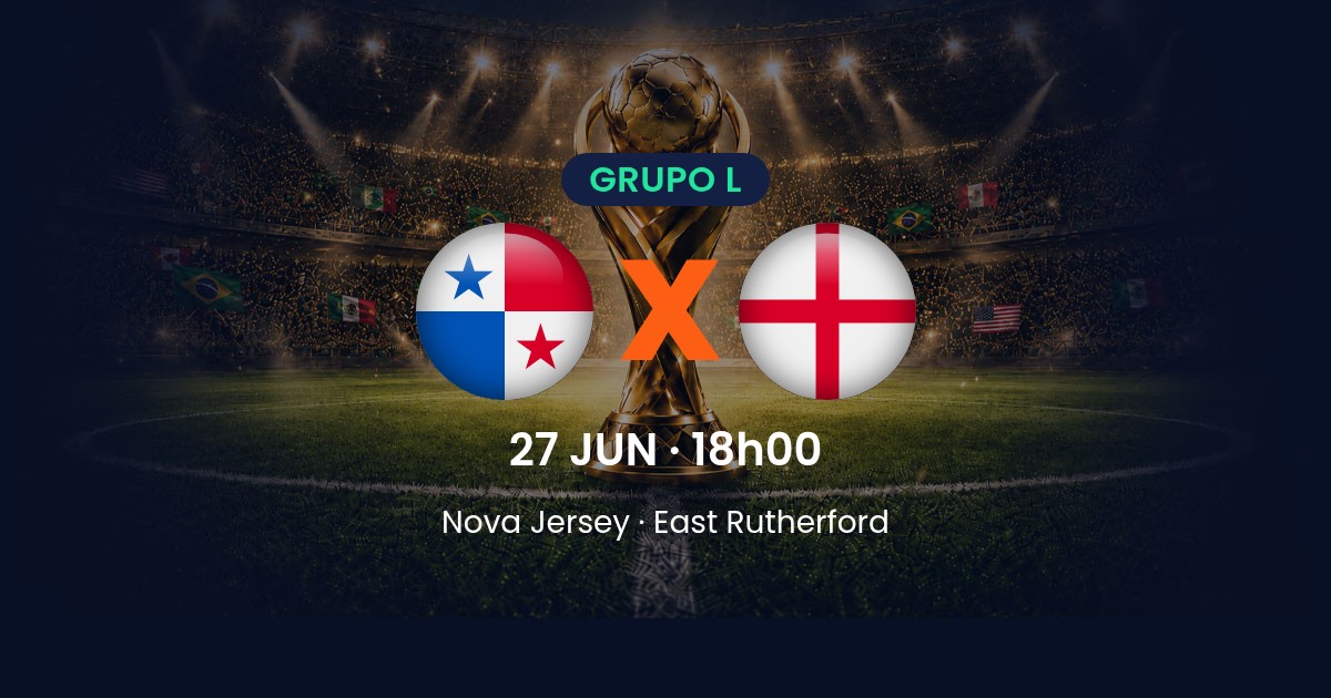 Panamá x Inglaterra: prévia da 3ª rodada do Grupo L da Copa do Mundo 2026